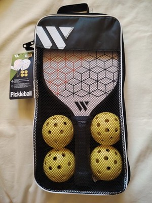 PICKLEBALL PADDLES WILDSIDE SET 2 x SCHLÄGER und 4 x BÄLLE + ORIGINAL TASCHE
