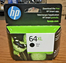 NEW SEAL GENUINE HP 64XL Black HIGH YIELD Ink Cartridge N9J92AN 2024 FREE SHIP