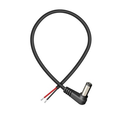 1PCS 0.3M/1FT Short 18AWG 90 Degree Right Angle DC Power 5.5mm x 2.1mm Barrel