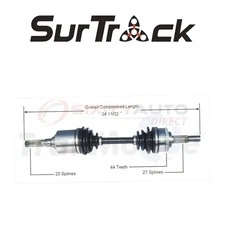 SurTrack CV Axle Shaft for 1999-2002 Infiniti G20 2.0L L4 - Constant bb
