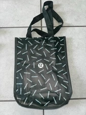 Lululemon Small Reusable Shopping Bag With Snap Closure Brand