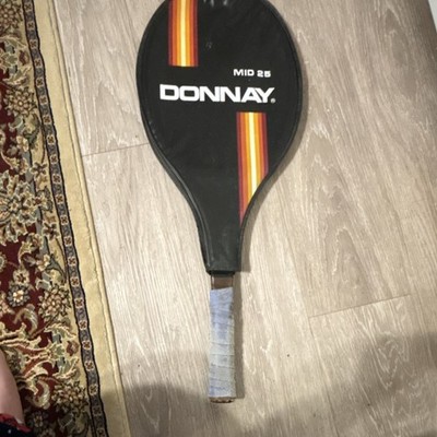Donnay Mid 25 Tennis Racquet with Cover Wood Graphite Composite