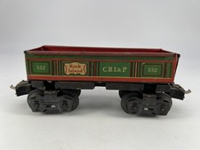 Marx 552 O Gauge Rock Island CRI P Gondola Car Green Poor Condition