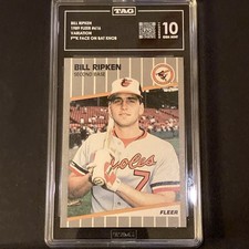 1989 Fleer Bill Ripken FF Card #616, TAG (970) 10! Highest Numerical Grade Yet!