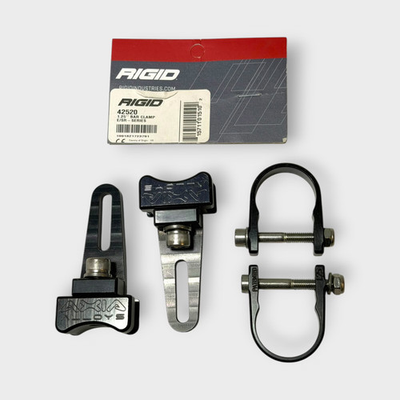 #ad Rigid Industries 42520 1.25quot; Adjustable Bar Mount Kit for E SR Ser. NEW OPEN BOX $77.99