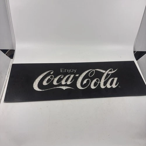 Vintage Coca-Cola Plastic Sign Face Panel 24” Enjoy Coke Display Header