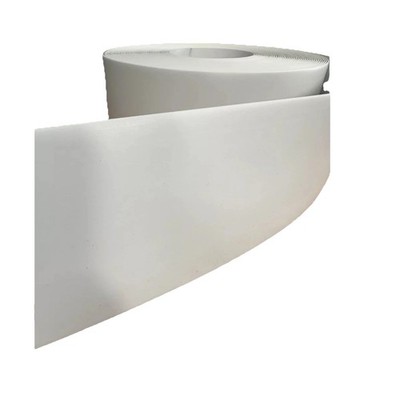 PVC FLACHE SOCKELLEISTE - Weiß 25m Spule. Flexibler Vinylboden