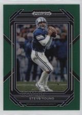 2023 Panini Prizm Draft Picks Green Prizm Steve Young #89 HOF g4k