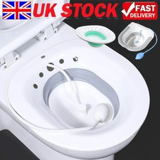 Foldable Hanging Toilet Sitz Bath for Postpartum Hemorrhoids Patients Healing UK