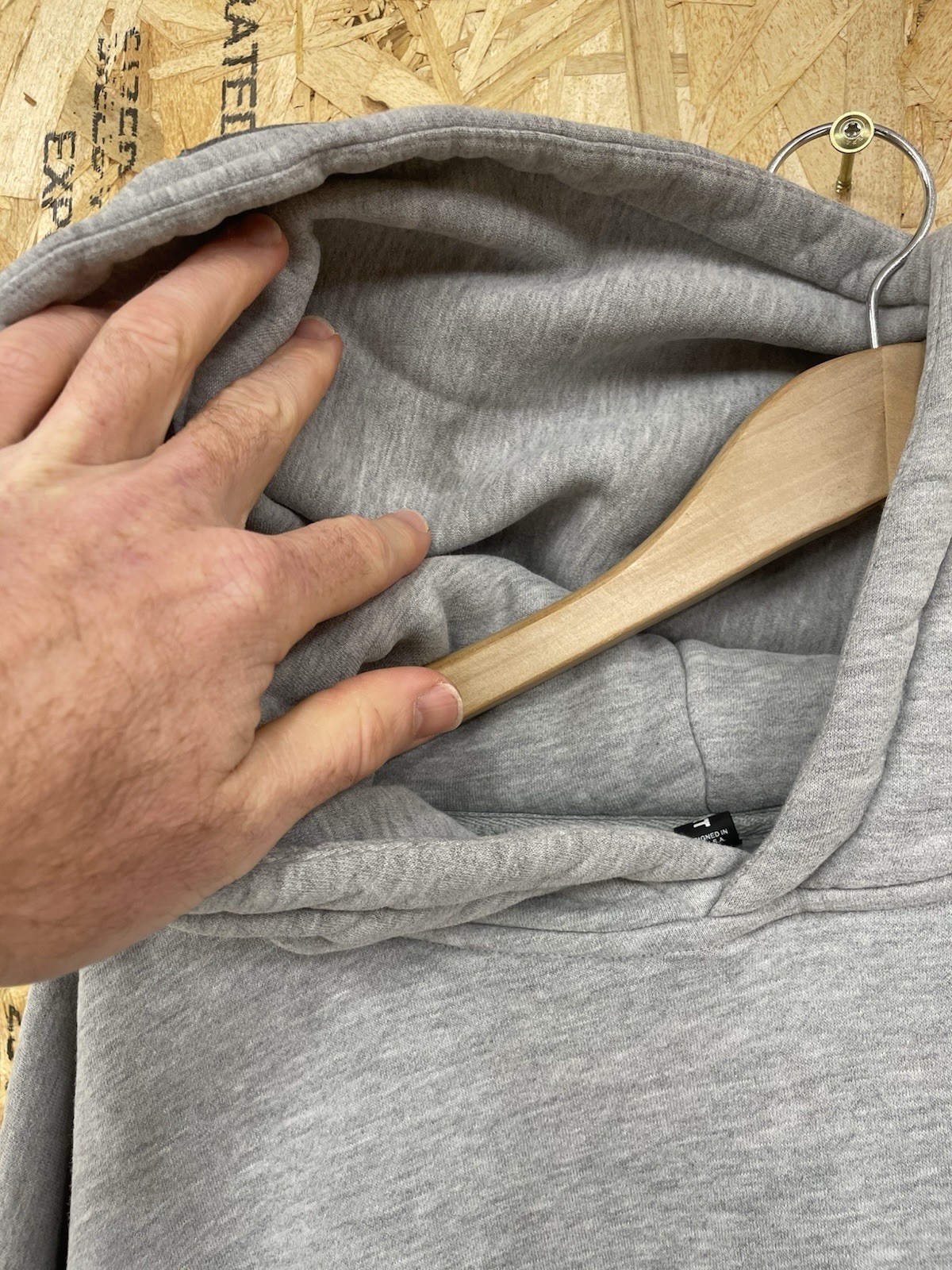 Comfrt coordinate grey viral unisex hoodie large gray oversized baggy