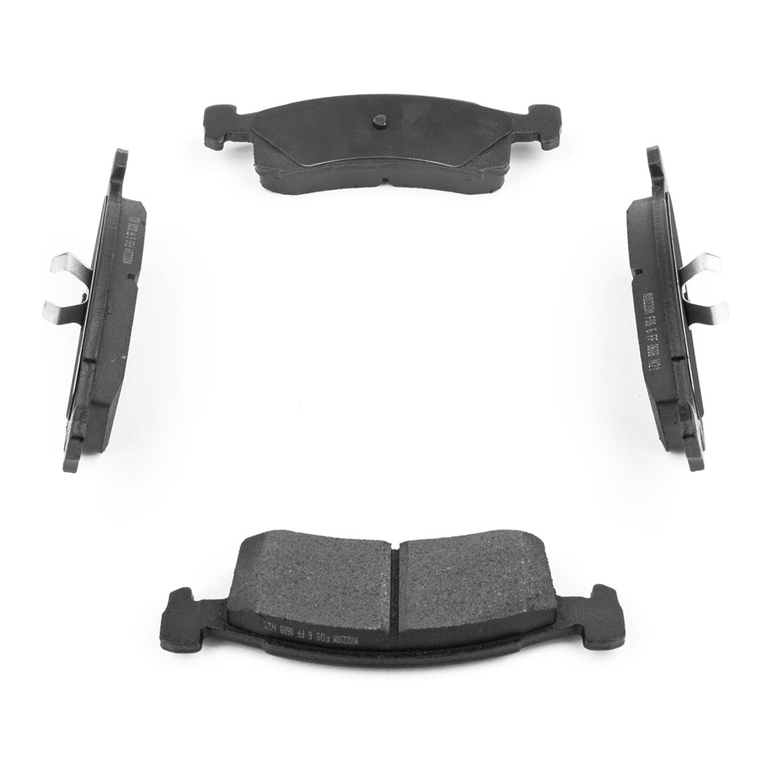 Front Rear Disc Brake Pad Set for 1989 1990 1991 Chrysler TC Maserati