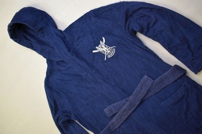Polo Ralph Lauren Bade Mantel Bathing Coat Suit Vintage Rowing Logo 90er 90s S-M