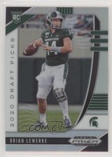 2020 Panini Prizm Draft Picks Rookies Silver Brian Lewerke #142 15d4
