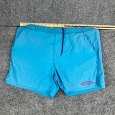 OP Swim Trunks Mens XL Blue Mesh Lined Drawstring Board Shorts Surf Beachwear