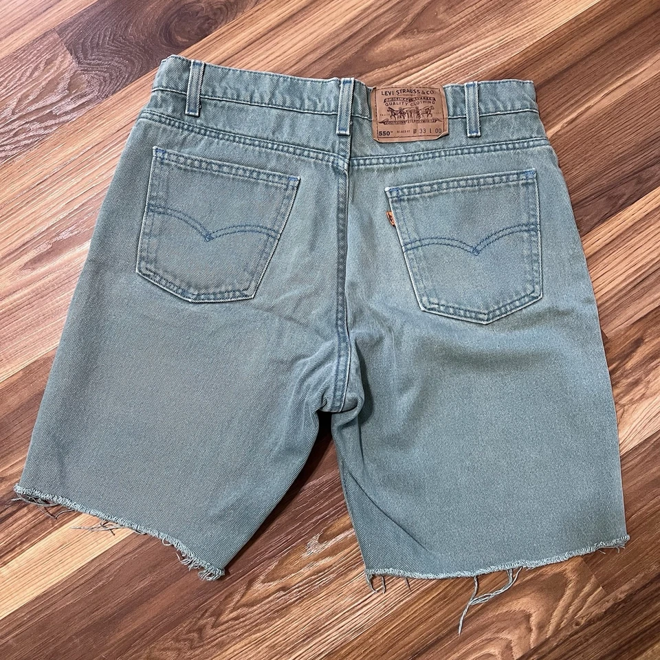 Pantalones Cortos Para Hombre Vintage Levi’s 550 Talla 33 ¡Color Raro! Foto 2 de 4