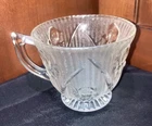 Replacement Jeanette Depression Glass Iris & Herringbone Cup Clear Glass
