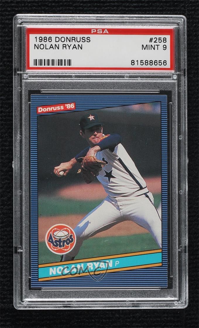 1986 Donruss Nolan Ryan #258 PSA 9 MINT HOF 0d3