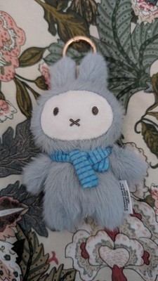 Miffy Macaron Series Plush Keychain Blue