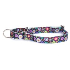 Martingale Dog Collars -Adjustable Soft Dog Collar.Colorful Flower Multicolor...