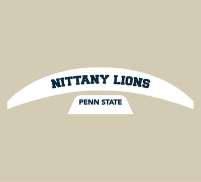 Penn State Nittany Lions Mid-Size Speedflex Football Helmet Bumper Decal Set