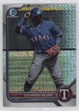 2022 Bowman Chrome Prospects Mega Box Mojo Refractor Luisangel Acuna Acuña 8u9