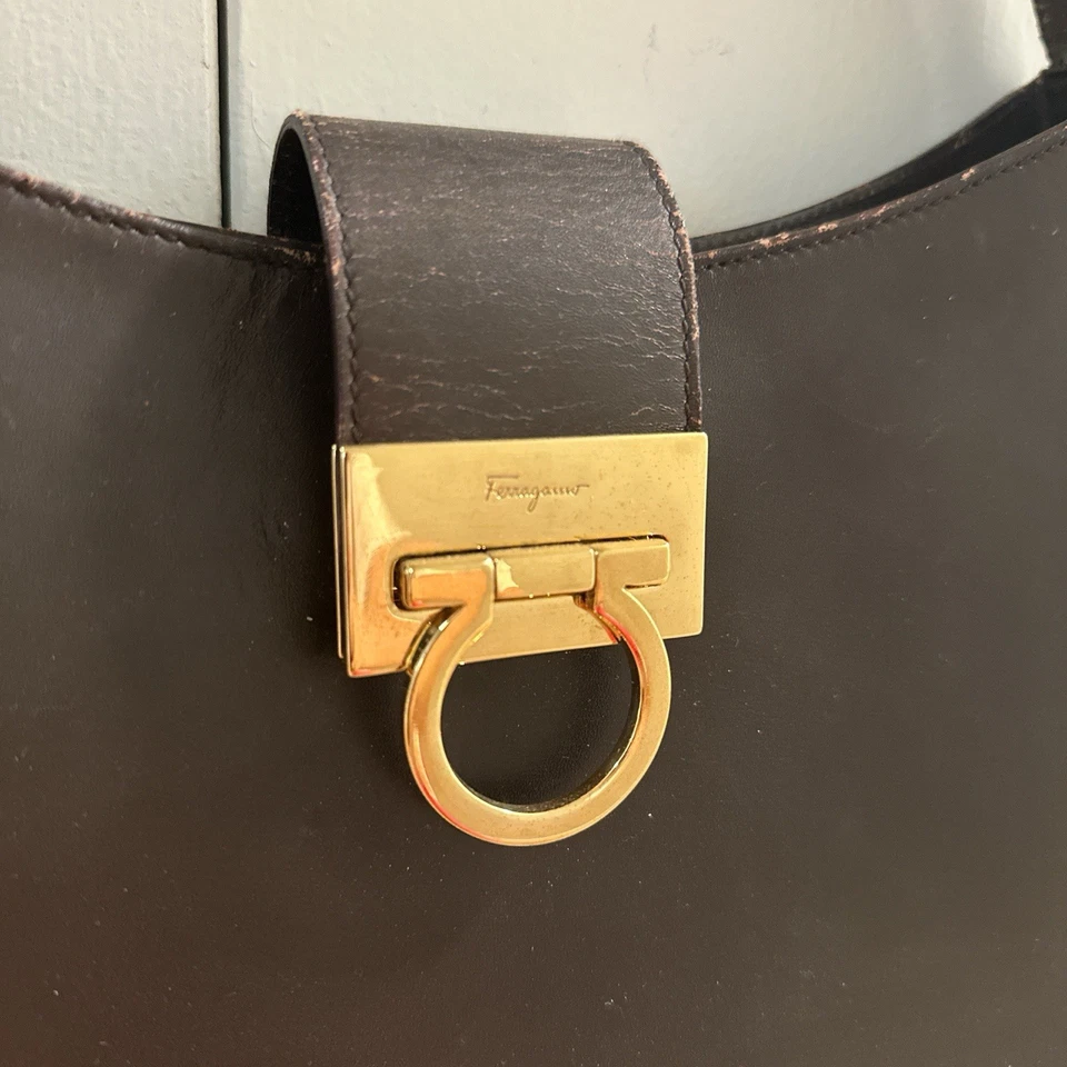 Salvatore Ferragamo Vintage Shoulder Bag - Image 2 of 3