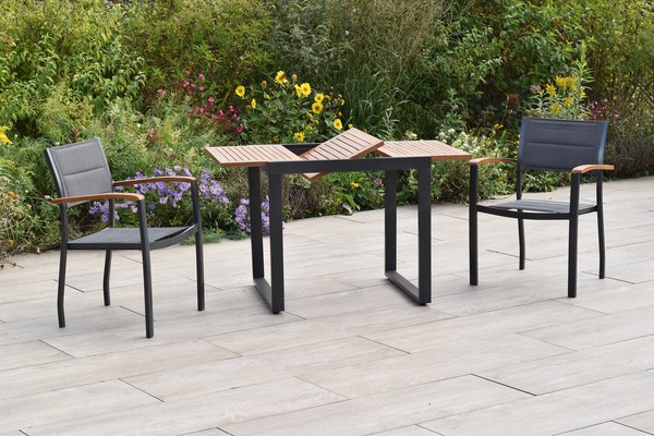 MX GartenmöBel Paxos 3Tlg. Set Balkongarnitur Gartengarnitur BalkonmöBel Tisch-image