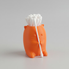 3D Printed Q-Tip Holder Cotton Swab Organizer Dispenser