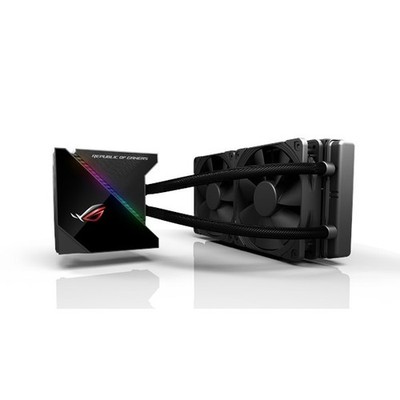 ASUS ROG RYUJIN 240 Flüssigkeitskühler 240mm Radiator 2x120mm Lüfter ARGB Kupfer