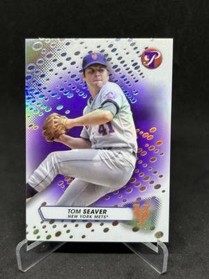 2023 Topps Pristine TOM SEAVER #10 Purple Refractor /99 Mets 021226