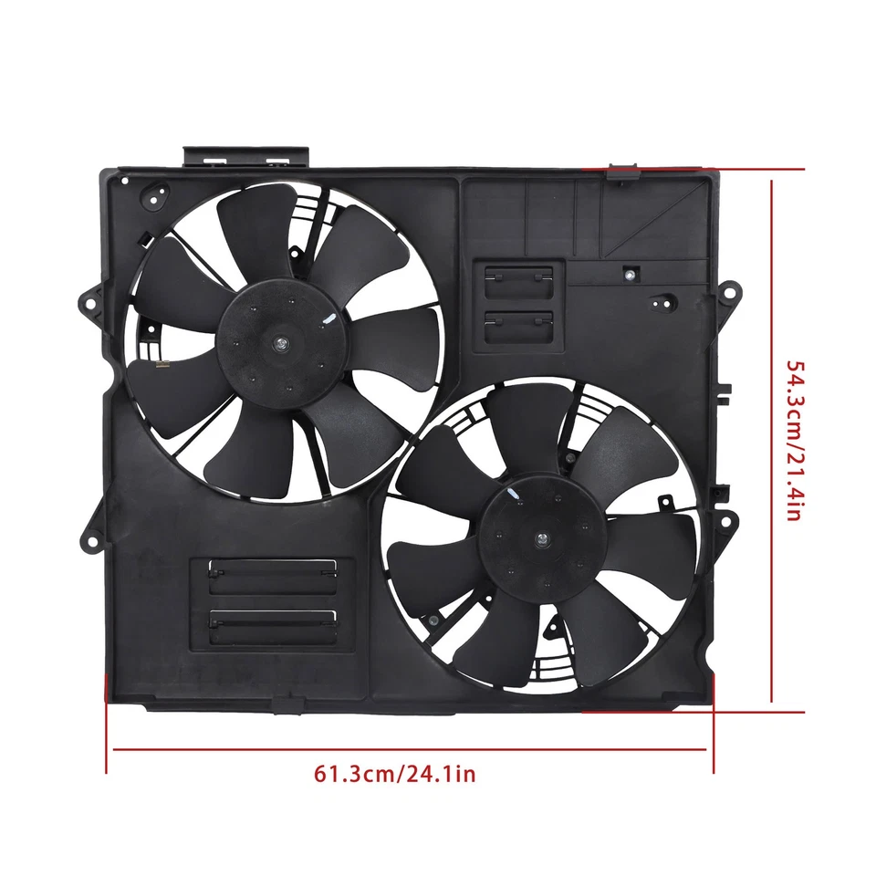 Conjunto de ventilador de refrigeración de doble radiador para Cadillac STS 2006-2009 V8 4,4 L 620580 Foto 2 de 4