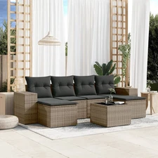 Garden Sofa Set Grey