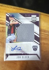 2017 Panini Elite Extra Edition - USA Collegiate Silhouette Autographs Jon Olsen