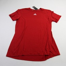 adidas Short Sleeve Shirt Men's Red New with Tags M
