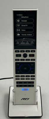 RTI T3X TOUCHSCREEN UNIVERSAL REMOTE CONTROL w/ DOCK OEM XP-3 ISR T4x T3 (mcj79)