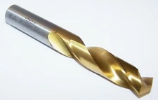 1/2" (.5000") DRILL HSS-CO8% 135° Point TiN Coat Stub Drill YG-1 D4146032