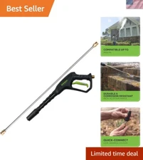 Replacement Metal Spray Gun 4500 PSI Max, M22 x 14mm high pressure hose conne...