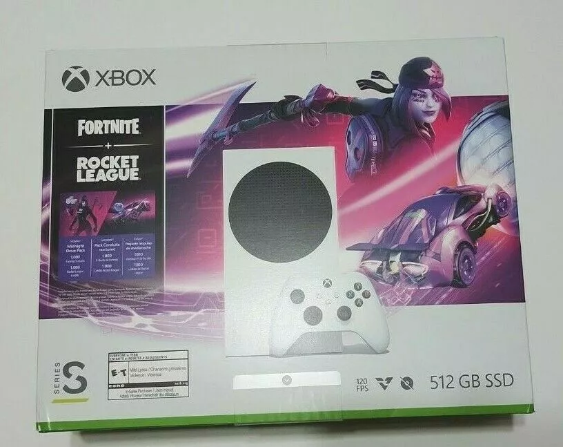 Console Microsoft Xbox Series S 512GB + Fortnite + Rocket League +