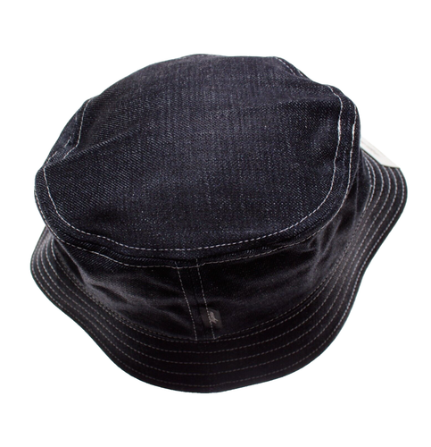 Wigens NWT Denim Bucket Hat Size 59, 7 & 3/8ths in Blue 100% Cotton - Picture 2 of 10