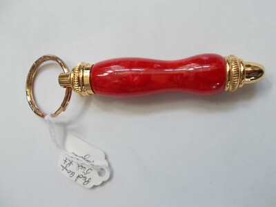 Red Gold Mini Screwdriver Set Keychain Phillips Scratch-awl 2 Flathead