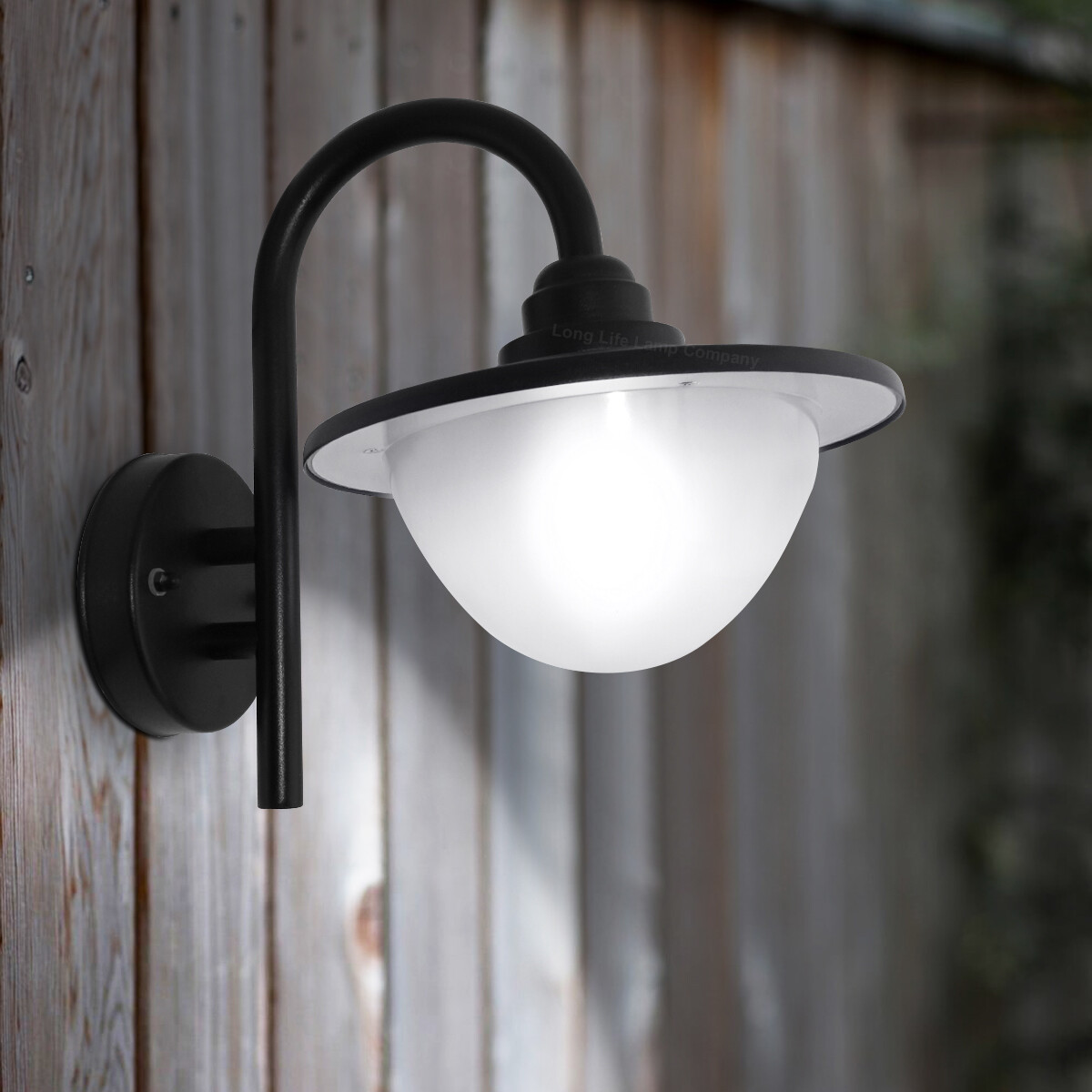 Outdoor Black Stainless Steel Wall Light IP44 Down Light Heritage Style
