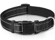 Adjustable Dog Collar   Soft Neoprene Padded Nylon for Medium/Large Dogs