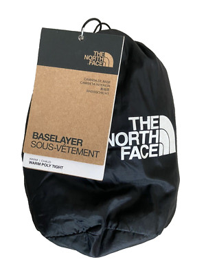 The North Face Baselayer Warm Poly Flashdry Tight Tights Black Size XXL + pouch