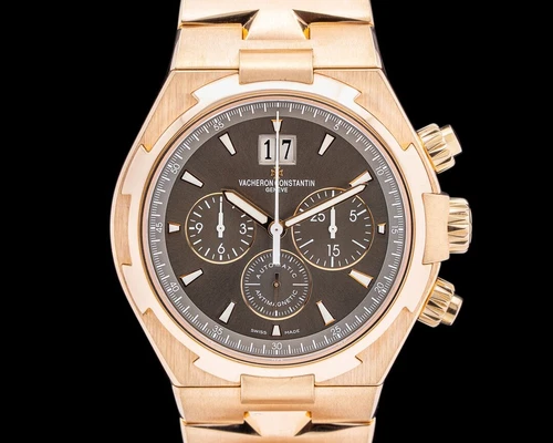 Vacheron Constantin 49150/B01R-9338 Overseas Chronograph 18K Rose Gold Gray Dial