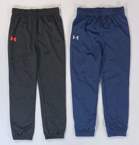Little Boy's Under Armour UA lot of 2 Athletic Pants Size 7 NEW Read