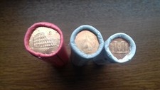 italie 2007   3 rouleaux non aveugles 1 2 5 cents