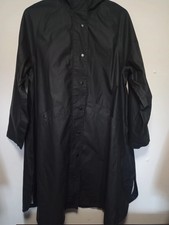 The Masai Women's Trench Coat Size Xs Black Waist Belt
