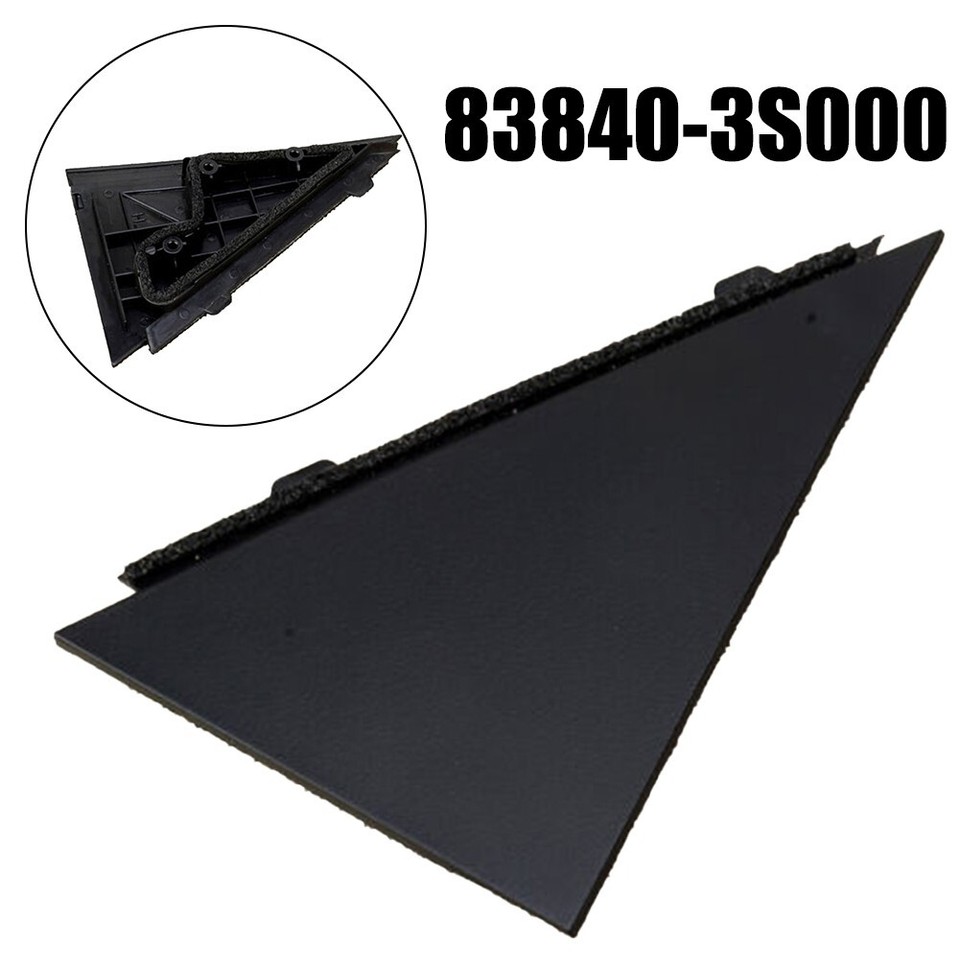 Rear Right Door Pillar Molding Trim Cover in Black for Hyundai Sonata