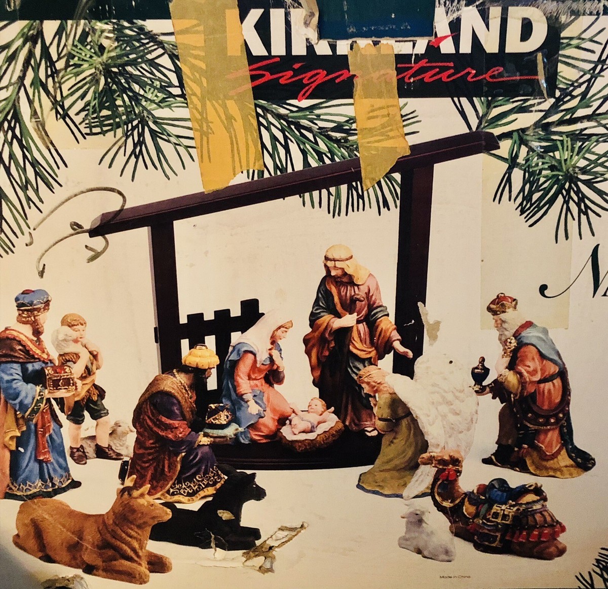 KIRKLAND COSTCO Nativity Set HandPainted 13 Porcelain