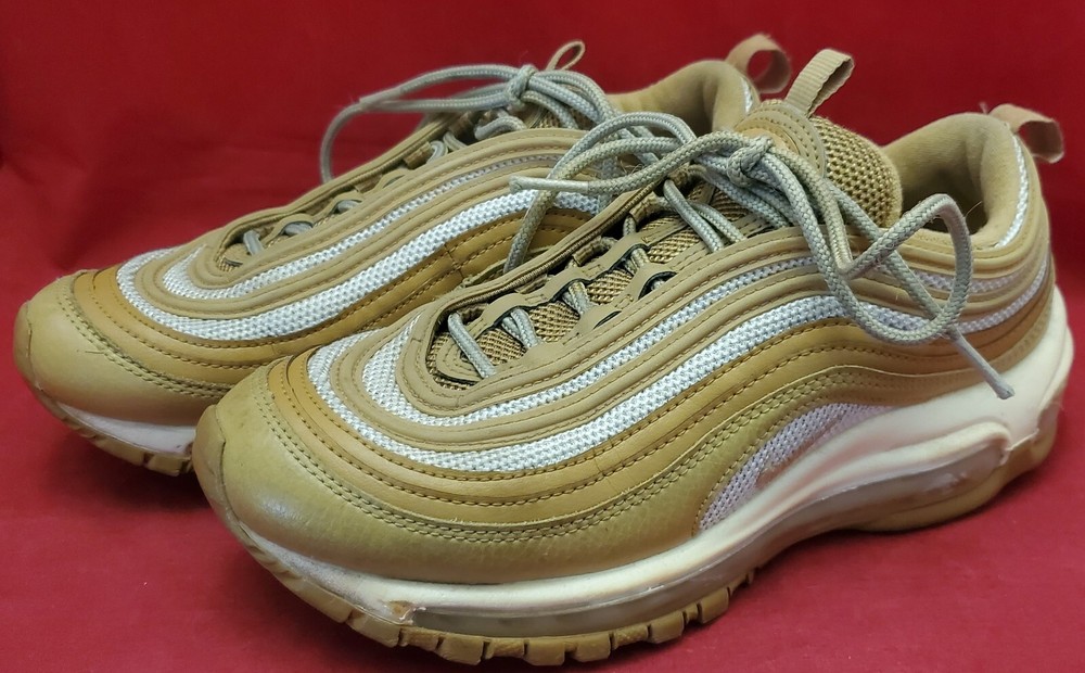 Nike Air Max 97 Wheat Club Gold Women's Size 7 Sneakers
